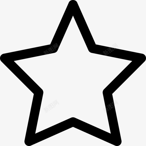 星级评级直线型图标svg_新图网 https://ixintu.com 星级 直线 线型 评级