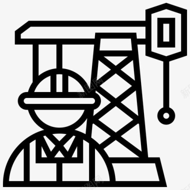 工人石油工业10直系图标图标