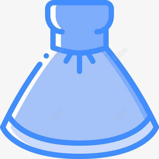 服装时装和服装蓝色图标svg_新图网 https://ixintu.com 时装 服装 蓝色