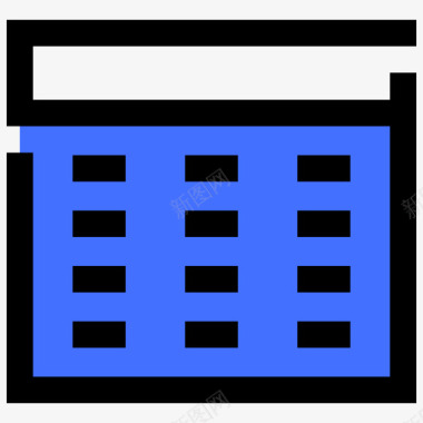 日历android应用程序11蓝色图标图标