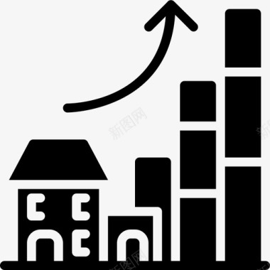 住房价格城镇规划1填充图标图标