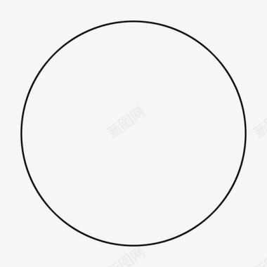圆球几何图标图标