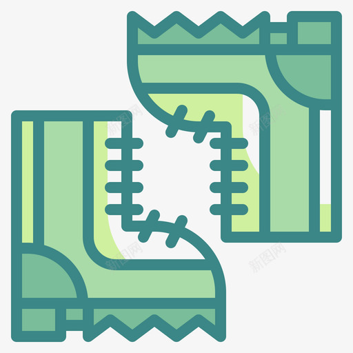 靴子秋季106双色调图标svg_新图网 https://ixintu.com 双色 秋季 色调 靴子