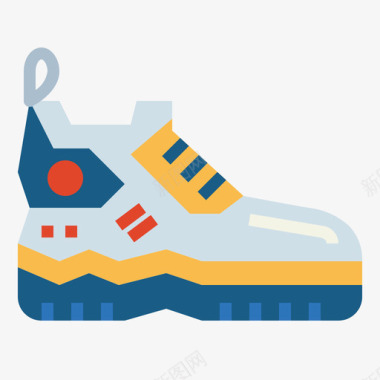 运动鞋鞋22线颜色图标图标