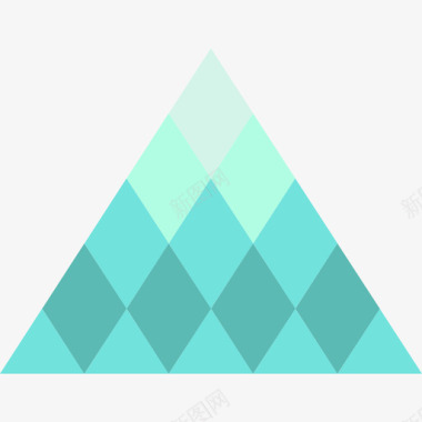 卢浮宫金字塔30号地标平坦图标图标