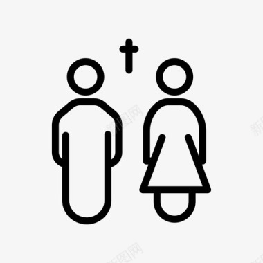 婚姻基督教5直系图标图标