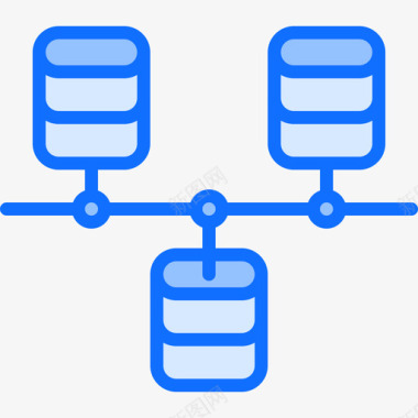 网络大数据69蓝色图标图标