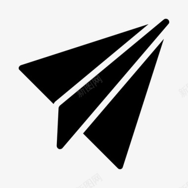 发送方向消息图标图标