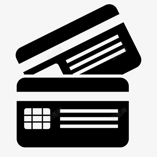 信用卡无现金货币图标svg_新图网 https://ixintu.com 信用卡 支付 旅行 无现金 货币