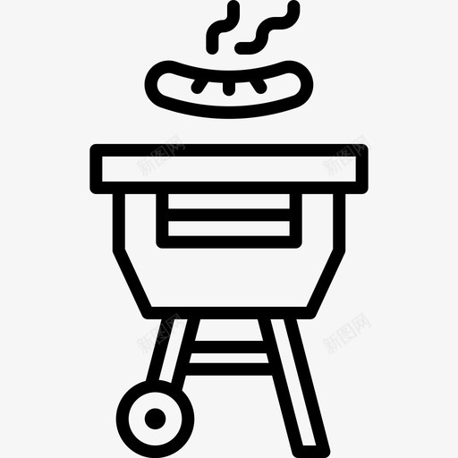 香肠bbq35直系香肠图标svg_新图网 https://ixintu.com bbq 直系 香肠