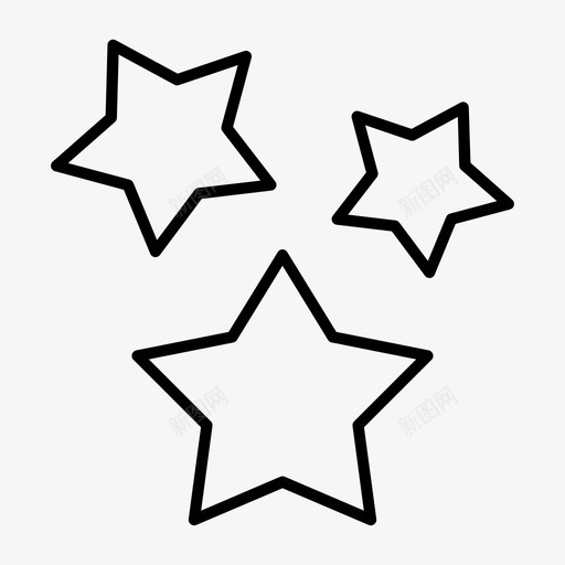 奖励积分服务图标svg_新图网 https://ixintu.com 天空 奖励 星星 服务 目标 积分
