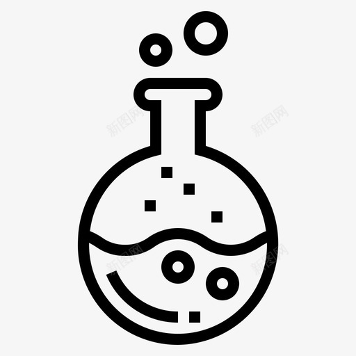 烧瓶教师9直线型图标svg_新图网 https://ixintu.com 教师 烧瓶 直线 线型