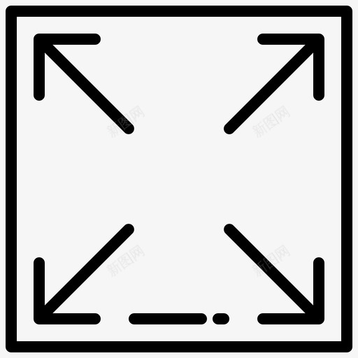 尺寸调整响应式52线性图标svg_新图网 https://ixintu.com 响应 尺寸 线性 设计 调整