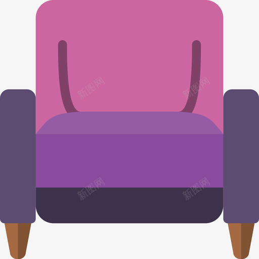 扶手椅办公家具4件平板图标svg_新图网 https://ixintu.com 4件 办公 家具 平板 扶手