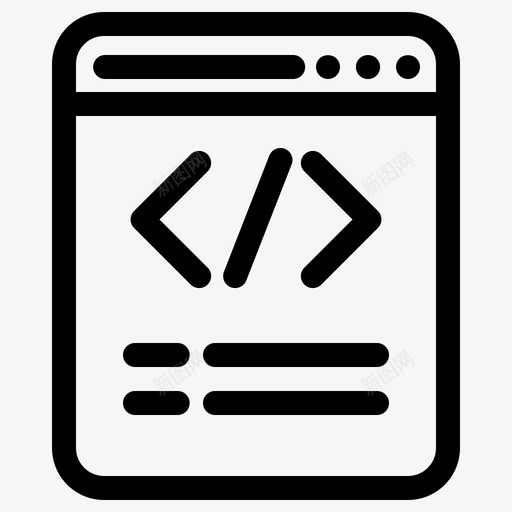 html代码浏览器编码图标svg_新图网 https://ixintu.com html 代码 浏览器 编码 网站
