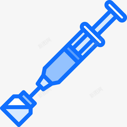 注射药物44蓝色图标svg_新图网 https://ixintu.com 注射 药物 蓝色