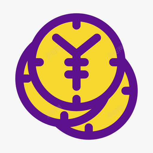 Yen日本60线性颜色图标svg_新图网 https://ixintu.com Yen 日本 线性 颜色