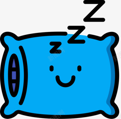 睡眠正念7线性颜色图标图标