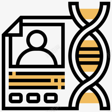 遗传医学211黄影图标图标