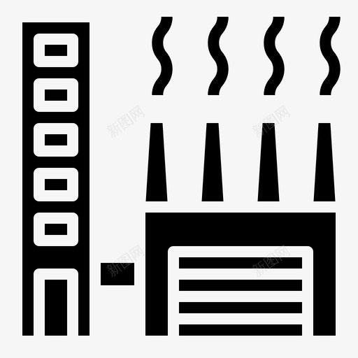 工厂工程93填充图标svg_新图网 https://ixintu.com 填充 工厂 工程