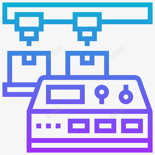 控制台批量生产16梯度图标svg_新图网 https://ixintu.com 批量生产 控制台 梯度