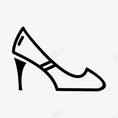 鞋时尚女鞋图标图标