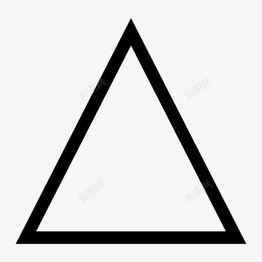 三角形等边三角形几何学图标svg_新图网 https://ixintu.com 三角形 几何学 形状 等边三角形 金字塔