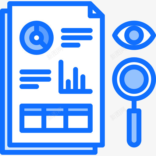 统计大数据69蓝色图标svg_新图网 https://ixintu.com 大数 数据 统计 蓝色