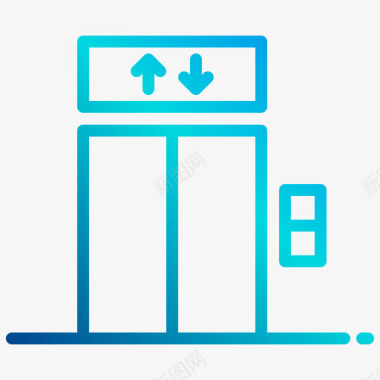 电梯建筑66直线坡度图标图标
