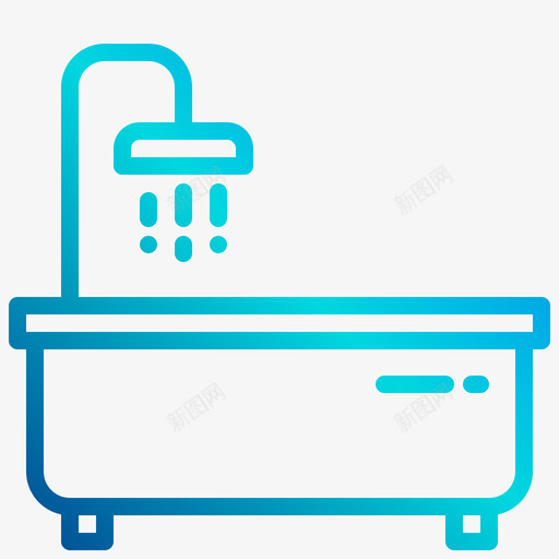 浴缸家用设备14直线坡度图标svg_新图网 https://ixintu.com 坡度 家用 浴缸 直线 设备