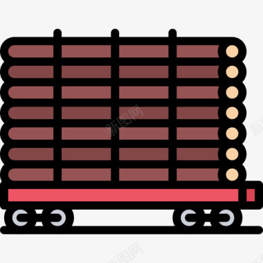 颜色8木材图标图标