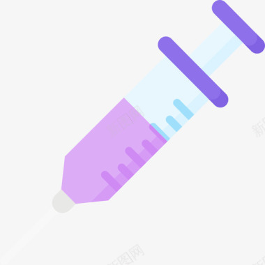 注射器39号实验室扁平图标图标