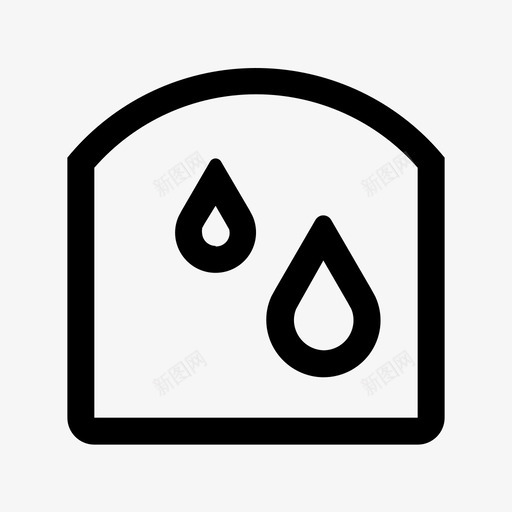 icon_监控中心_大棚湿度_bsvg_新图网 https://ixintu.com icon_监控中心_大棚湿度_b