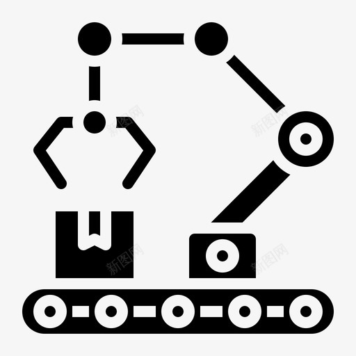 机械臂工程81填充图标svg_新图网 https://ixintu.com 填充 工程 机械