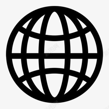 全球全球网络世界图标图标