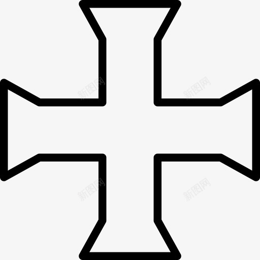 十字架基督教宗教图标svg_新图网 https://ixintu.com 十字架 历史 圣礼 基督教 宗教