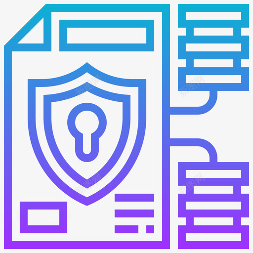 数据保护seo133渐变图标svg_新图网 https://ixintu.com seo 保护 数据 渐变