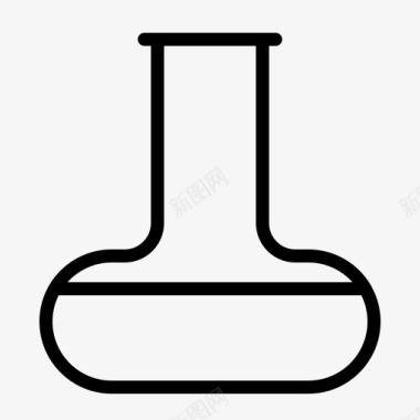 容量瓶烧杯化学图标图标