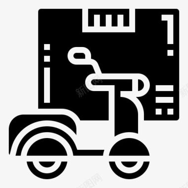 送货服务在线市场13字形图标图标