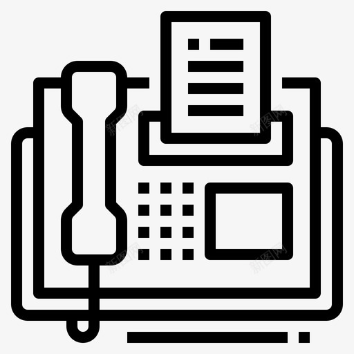 传真通讯33直拨图标svg_新图网 https://ixintu.com 传真 直拨 通讯