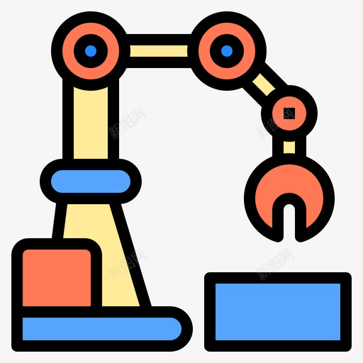 机械臂ai代表地球2线性颜色图标svg_新图网 https://ixintu.com ai 代表 地球 机械 线性 颜色