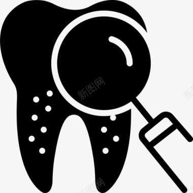牙周病学牙科护理牙科诊所图标图标