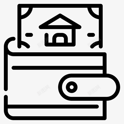 钱包房地产219直系图标svg_新图网 https://ixintu.com 房地产 直系 钱包