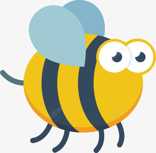蜜蜂虫子和昆虫4扁平图标svg_新图网 https://ixintu.com 扁平 昆虫 虫子 蜜蜂