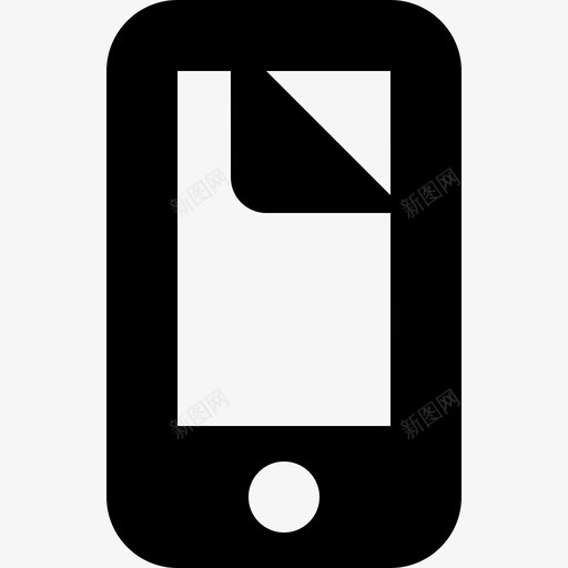 智能手机设备48填充图标svg_新图网 https://ixintu.com 填充 手机 智能 设备