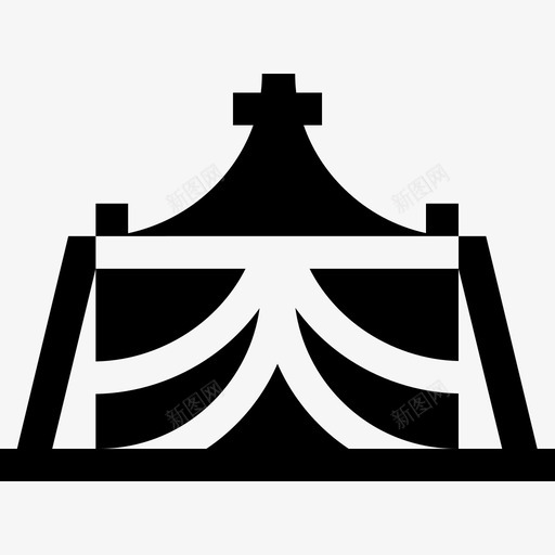 帐篷沙漠34已满图标svg_新图网 https://ixintu.com 已满 帐篷 沙漠