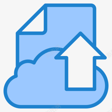 云互联网和浏览器5蓝色图标图标