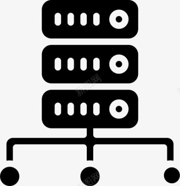 服务器信息技术11填充图标图标