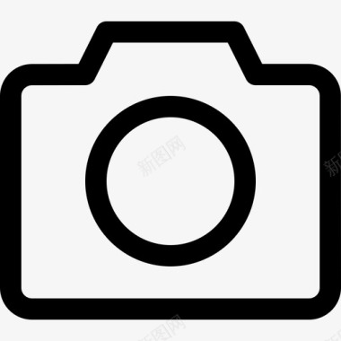 相机工具照片编辑线性图标图标