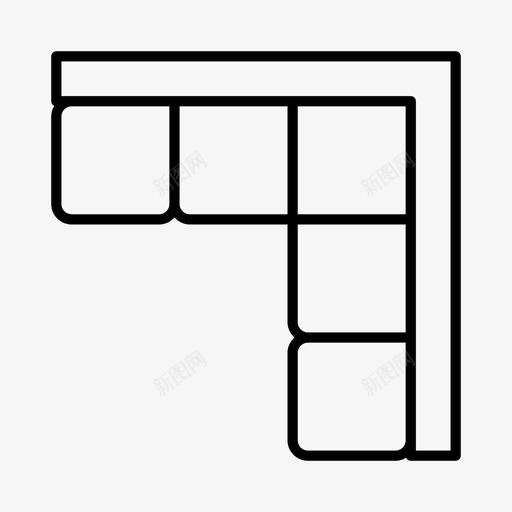 休息室建筑师建筑图标svg_新图网 https://ixintu.com 休息室 平面图 建筑 建筑师 酒廊